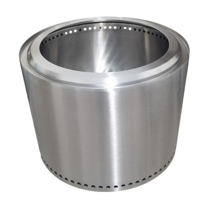304 Stainless Steel Modern Eco-Friendly Smokeless Portable Outdoor Wood Burning Fire Pit for BBQ Camping Backyard Patio Carry